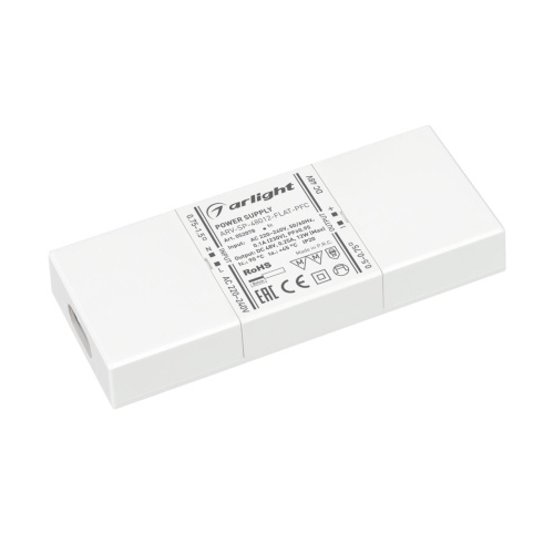 Блок питания ARV-SP-48012-FLAT-PFC (48V, 0.25A, 12W) Arlight 052078 Блок питания ARV-SP-48012-FLAT-PFC (48V, 0.25A, 12W) Arlight 052078