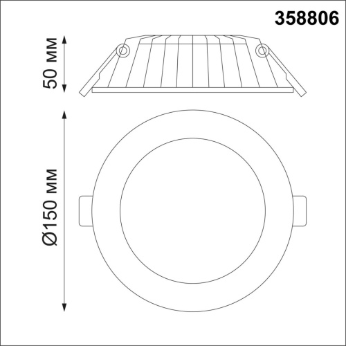 358806 SPOT NT21 556 белый Светильник встраиваемый светодиодный IP20 LED 12W 960Лм 3000K 100-240V GESSO фото 3 358806 SPOT NT21 556 белый Светильник встраиваемый светодиодный IP20 LED 12W 960Лм 3000K 100-240V GESSO фото 3
