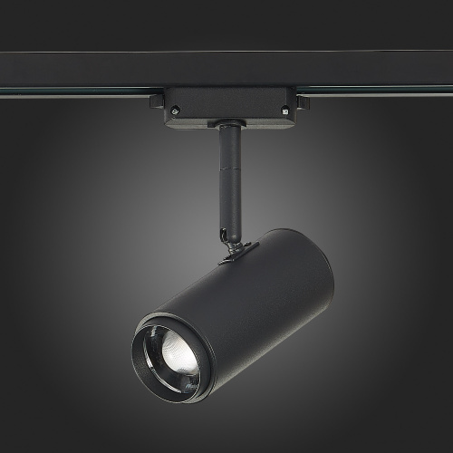 ST600.436.12 Св-к трек. Zoom Черный LED 1*12W 3000K 1 200Lm Ra>80 15-60° IP20 L137xW59xH178 170-240V BASE фото 2