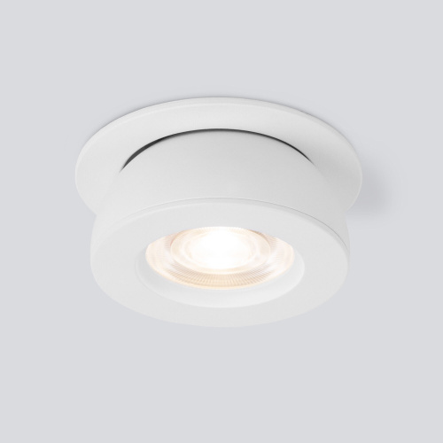 Встраиваемый точечный светодиодный светильник Pruno белый 25080/LED фото 2 Встраиваемый точечный светодиодный светильник Pruno белый 25080/LED фото 2
