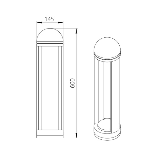 Фонарный столб Natural Concepts, Арт. NC-003103RH-60-DG фото 8
