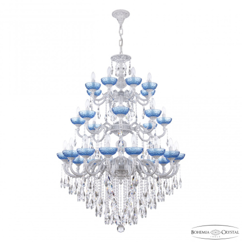 Люстра с хрустальными подвесками AL78101/16+8+8/300/3d B WMN P Aquamarine/M-1F Bohemia Ivele Crystal (Богемия Ивеле Кристалл) Люстра с хрустальными подвесками AL78101/16+8+8/300/3d B WMN P Aquamarine/M-1F Bohemia Ivele Crystal (Богемия Ивеле Кристалл)