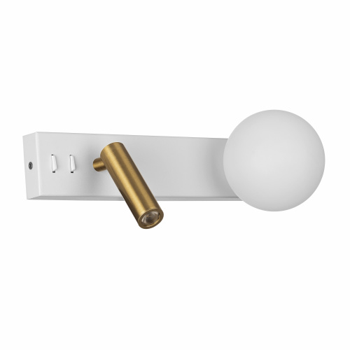 Citilux Декарт CL704450 LED Светильник с выключателем Белый+Бронза фото 4 Citilux Декарт CL704450 LED Светильник с выключателем Белый+Бронза фото 4
