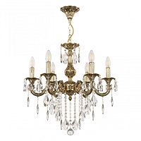 Люстра с хрустальными подвесками AL79101/6/175 B GB Bohemia Ivele Crystal (Богемия Ивеле Кристалл)
