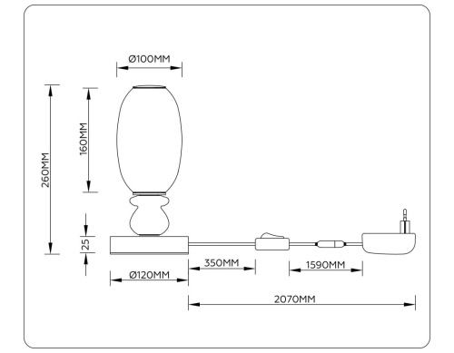Настольная лампа Ambrella Light HIGH LIGHT LH53154 фото 6