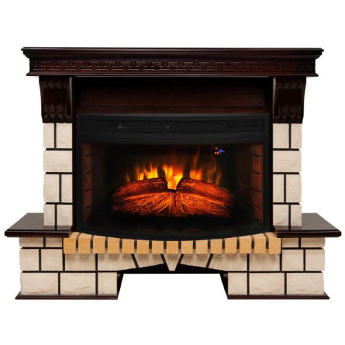 Электрокамин RealFlame Stone 33W AO античный дуб с очагом Firespace 33W S IR Электрокамин RealFlame Stone 33W AO античный дуб с очагом Firespace 33W S IR