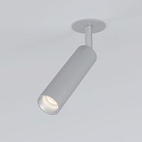 Встраиваемый светодиодный светильник Diffe серебряный 25040/LED