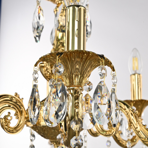 Люстра с хрустальными подвесками AL79101/6/175 B G Bohemia Ivele Crystal (Богемия Ивеле Кристалл) фото 8