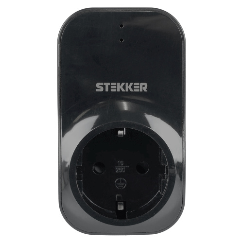 Реле напряжения для розетки STEKKER  VP-100B-3M, 230В,16A,черный фото 6