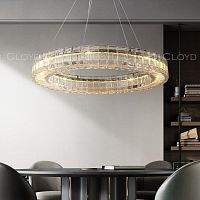 Люстра Cloyd TANGEISER C1 / Ø81 см - золото (арт.11473)