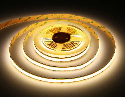 Светодиодная лента 24В COB 616Led 19Вт/м 4500K IP20 5м фото 3 Светодиодная лента 24В COB 616Led 19Вт/м 4500K IP20 5м фото 3