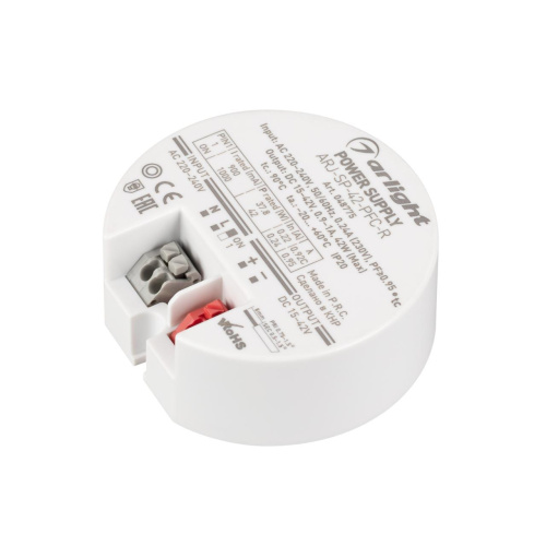 Блок питания ARJ-SP-42-PFC-R (42W, 15-42V, 0.9-1A) Arlight 048775 Блок питания ARJ-SP-42-PFC-R (42W, 15-42V, 0.9-1A) Arlight 048775