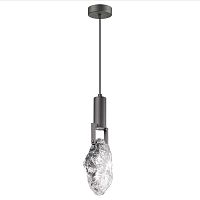 6695/5L MIDCENT ODL24 239 Подвесной светильник брашир. черный/металл/стекло IP20 LED 5W 200Лм 3000K LIA