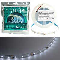 Лента светодиодная SST01 SAFFIT 60SMD(2835)/m 6Вт/м 12V 5000*8*1.22мм 6500K, IP20