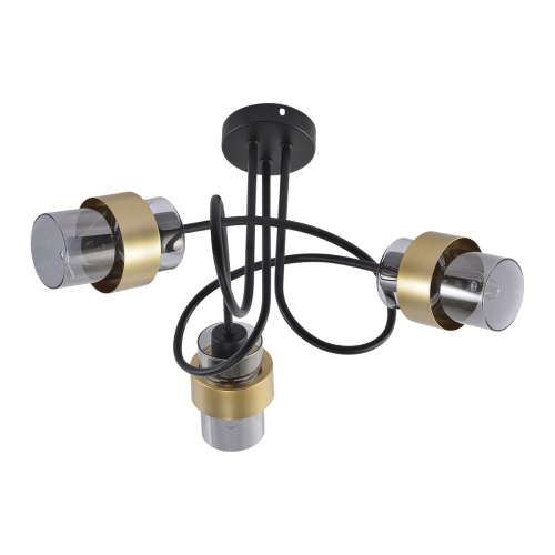 Потолочный светильник Escada 1139/3P E14*40W Black/Gold фото 6 Потолочный светильник Escada 1139/3P E14*40W Black/Gold фото 6