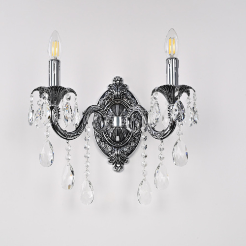 Бра с хрустальными подвесками AL7901B10/2/175 B NB Bohemia Ivele Crystal (Богемия Ивеле Кристалл) фото 4