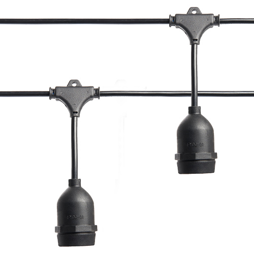 Гирлянда Feron CL50-25-1 Евро белт-лайт на подвесах 230V черный IP65 25м Гирлянда Feron CL50-25-1 Евро белт-лайт на подвесах 230V черный IP65 25м