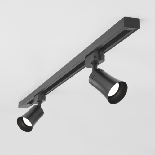 Трековый светильник для однофазного шинопровода Vetro GU10 черный (1 шт.) MRL 1001 фото 4
