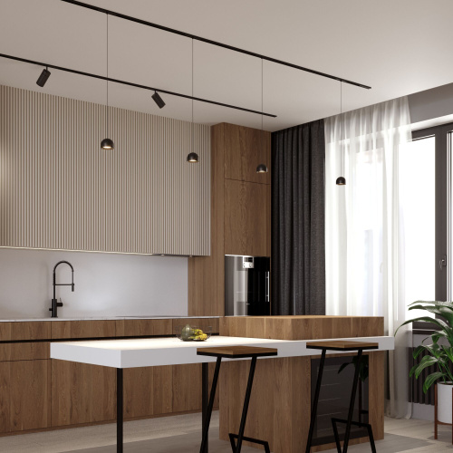 Slim Magnetic Трековый светильник 8W 4000K Uno (черный) 85126/01 фото 3