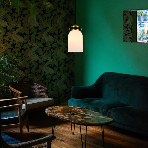 Подвесной светильник Escada 1151/1S E14*40W Black/Brass фото 2