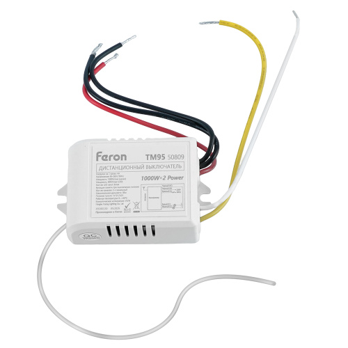 Выключатель дистанционный 230V 1000W 2-х канальный 30м с сенсорным пультом управления, TM95 фото 4 Выключатель дистанционный 230V 1000W 2-х канальный 30м с сенсорным пультом управления, TM95 фото 4