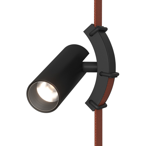 DK5546-BK Поворотный светильник для трека-ремня Belty, серия Spot, со светодиодом, D35*L126.5мм, 48V DC, 7W, RA90, 30°, 4000K, IP20, черный, алюминий фото 5