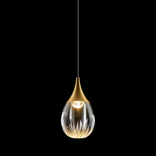 Подвесной светильник MD24001004-1A gold/clear фото 3 Подвесной светильник MD24001004-1A gold/clear фото 3