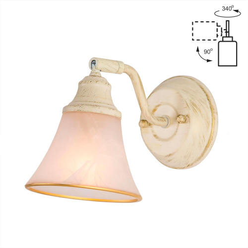 Citilux Прованс CL511514 Спот поворотный Белый с патиной Citilux Прованс CL511514 Спот поворотный Белый с патиной