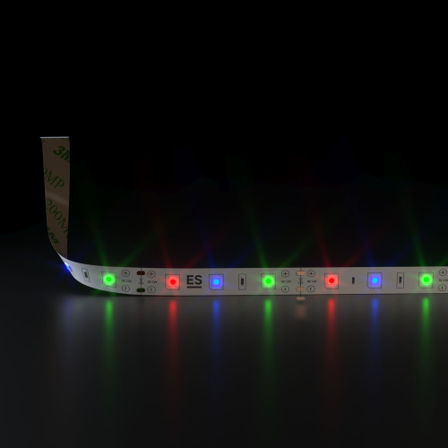 Светодиодная лента 12 В 4,8 Вт/м 60 Led/м 2835 IP20, RGB, 5 м Лента светодиодная 12V 4,8W 60Led 2835 IP20 RGB, 5м фото 2 Светодиодная лента 12 В 4,8 Вт/м 60 Led/м 2835 IP20, RGB, 5 м Лента светодиодная 12V 4,8W 60Led 2835 IP20 RGB, 5м фото 2