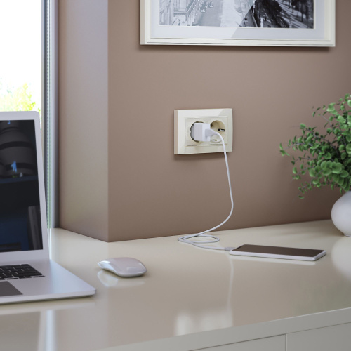 Рамка из поликарбоната для двойной розетки Snabb Basic слоновая кость W0082003 фото 2 Рамка из поликарбоната для двойной розетки Snabb Basic слоновая кость W0082003 фото 2