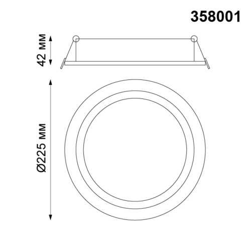 358001 SPOT NT19 554 белый Встраиваемый поворотный светильник IP20 LED 3000К 30W 85-265V STERN фото 3 358001 SPOT NT19 554 белый Встраиваемый поворотный светильник IP20 LED 3000К 30W 85-265V STERN фото 3