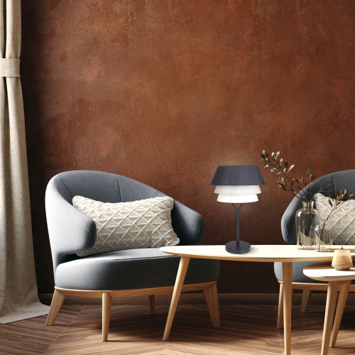 Настольный светильник Escada 10187/T E27*60W Black/Beige/White фото 2