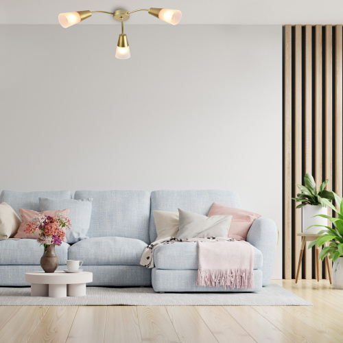 Потолочный светильник Escada 1100/3P Е14*40W Gold фото 2 Потолочный светильник Escada 1100/3P Е14*40W Gold фото 2