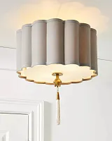 Серый потолочный светильник "Тампа"