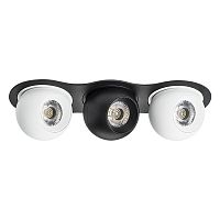 i637627262 Светильник INTERO LED 9W*3 850LM*3 24G ЧЕРНЫЙ/БЕЛЫЙ 3000K (217637+217062+217072+217062)