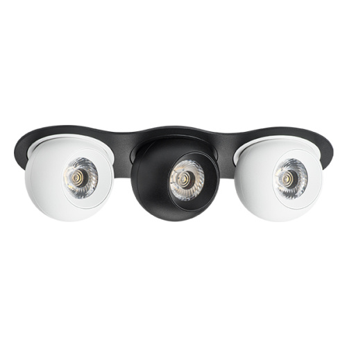 i637627262 Светильник INTERO LED 9W*3 850LM*3 24G ЧЕРНЫЙ/БЕЛЫЙ 3000K (217637+217062+217072+217062)