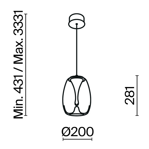 Подвесной светильник Maytoni MOD282PL-L8G3K1 фото 5 Подвесной светильник Maytoni MOD282PL-L8G3K1 фото 5