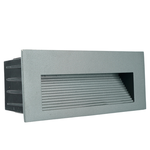 Светодиодный светильник Feron LN012-1 встраиваемый 5W 4000K, IP65, серый