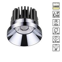 357589 SPOT NT18 538 хром Встраиваемый светильник IP44 LED 3000K 10W 100-265V METIS