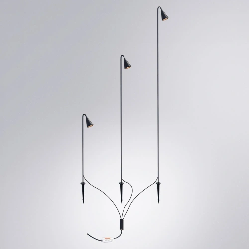 Грунтовый светильник Arte Lamp MULIPHEIN A1084PA-3BK фото 2