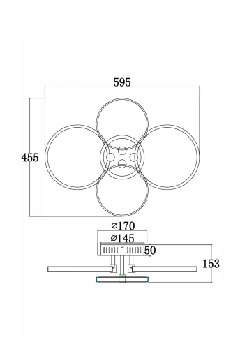 Потолочный светильник Freya FR10018CL-L40W фото 3 Потолочный светильник Freya FR10018CL-L40W фото 3