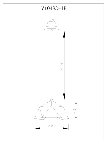 Светильник подвесной Moderli V10483-1P Genoa фото 2 Светильник подвесной Moderli V10483-1P Genoa фото 2