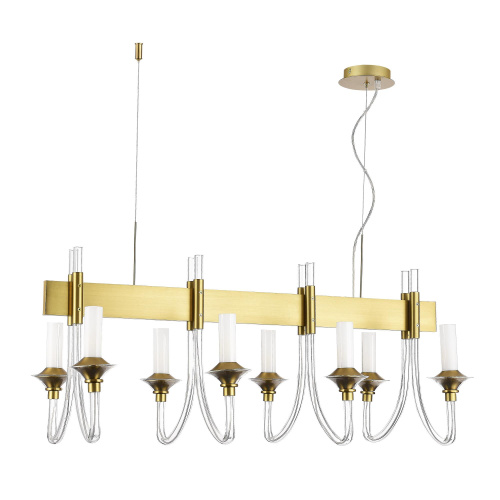 SL1241.213.08 Люстра подвесная ST-Luce Золотистый/Белый E14 8*40W VETRANO фото 4 SL1241.213.08 Люстра подвесная ST-Luce Золотистый/Белый E14 8*40W VETRANO фото 4