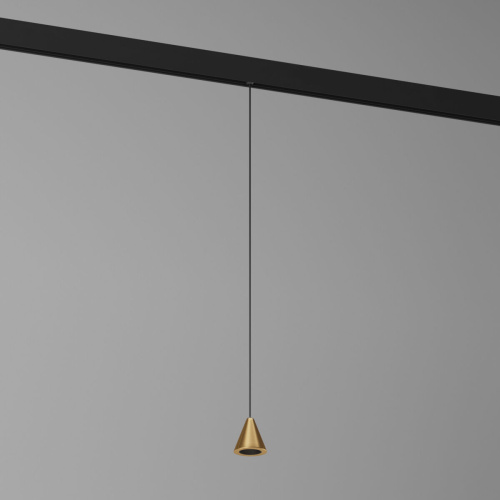 Трековый светильник 5W 4200K Event латунь Slim Magnetic 85039/01 фото 5