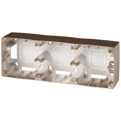 Коробка для накладного монтажа 3-постовая ЭРА 12 12-6103-13 Б0043187 Коробка для накладного монтажа 3-постовая ЭРА 12 12-6103-13 Б0043187