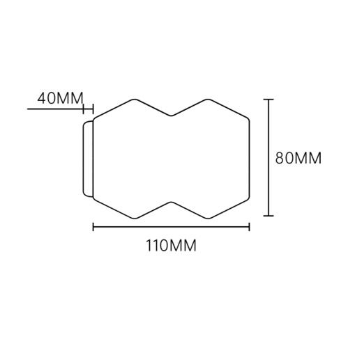 Настенный светильник Escada 30004W/01 LED*4W IP54 Black фото 3