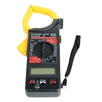 MTM M266 Клещи токоизмерительные, 1999 отсчетов,  батарея крона, ручная регулировка, черный/желтый