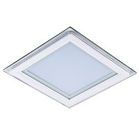 212042 Светильник ACRI QUA LED 18W 1250LM БЕЛЫЙ/ПРОЗРАЧНЫЙ 4000K