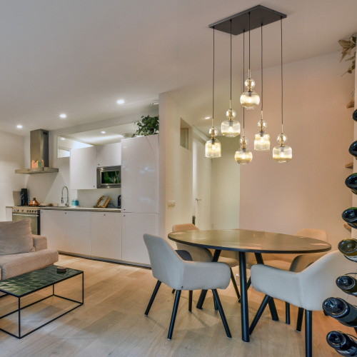 Подвесной светильник с плафоном из фактурного стекла 11044 Sophia Cognac фото 4