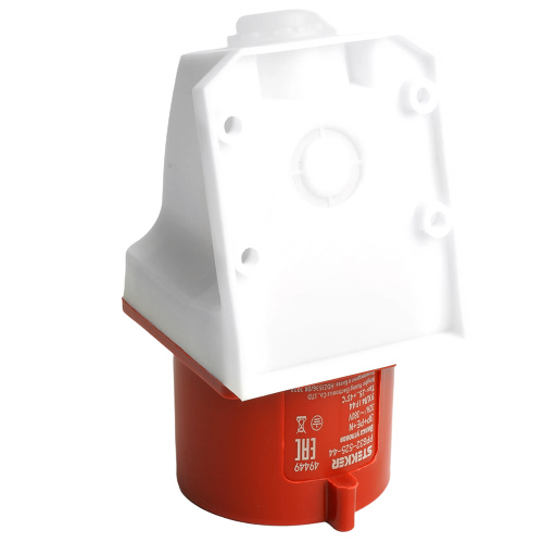 Вилка угловая ST-525 32А 380В 3P+PE+N IP44, PPG32-525-44, Stekker фото 6